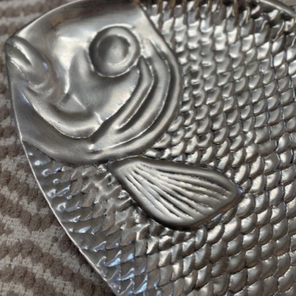 Large Silver Fish Serving Tray - Picture 7 of 10